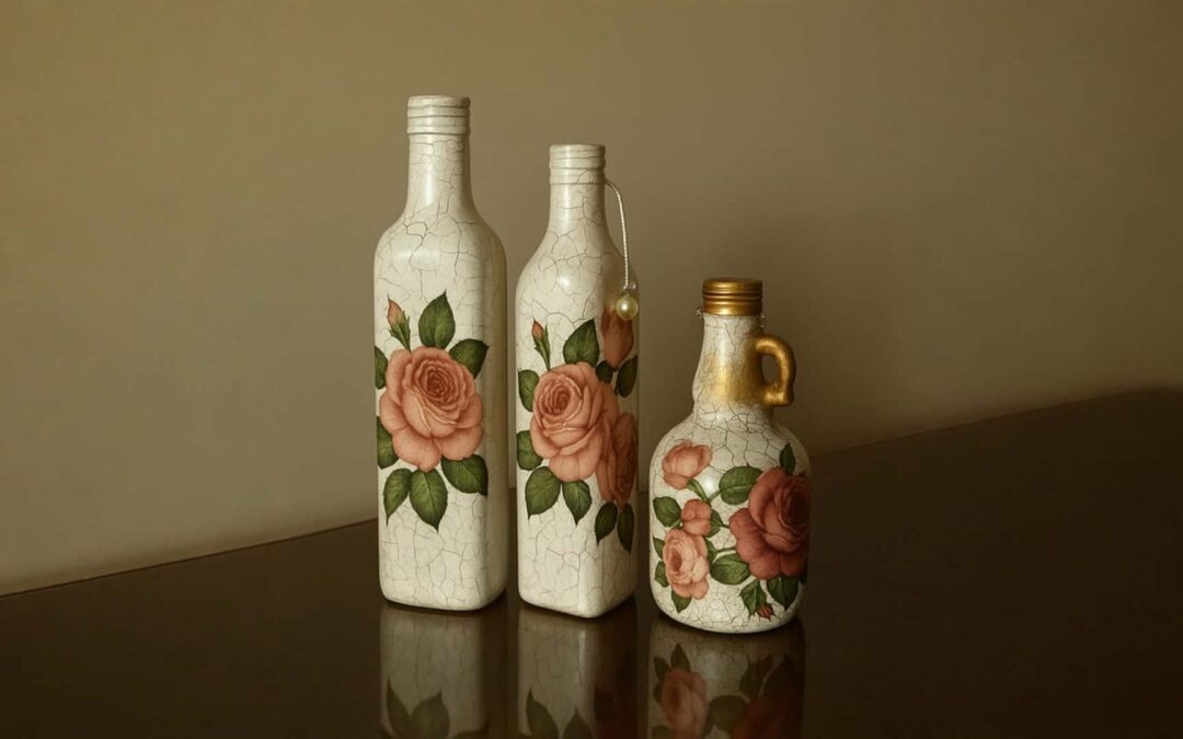 Decoupage sobre vidrio