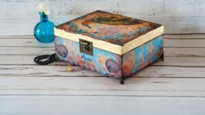 taller de técnicas mixtas aplicado a tu caja de recuerdos